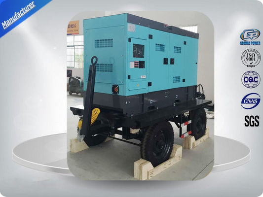 Cina Water Cooled 50kw / 62.5kva Portable Diesel Generator With Cold Sheet Silent Canopy pemasok