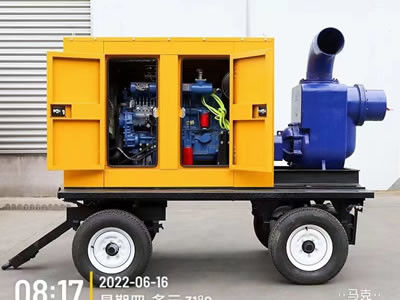 Pompa Tekanan Air 300mm Pompa Air Tekanan Tinggi Untuk Situs Konstruksi